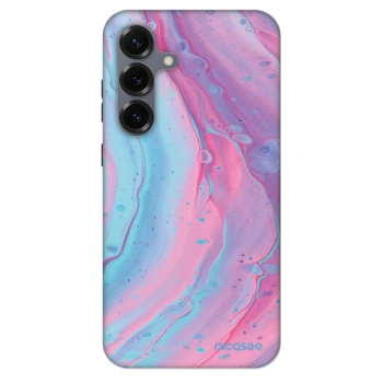 Szilikon tok erre a típusra Samsung Galaxy S25+ 5G - Pink liquid