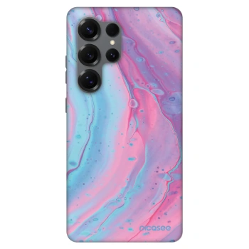 Szilikon tok erre a típusra Samsung Galaxy S25 Ultra 5G - Pink liquid
