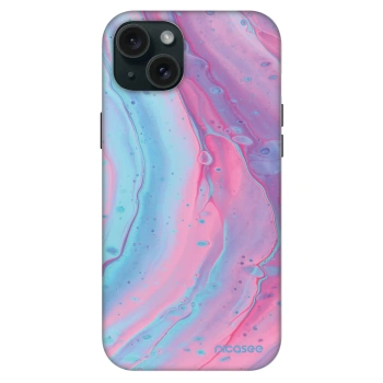 Szilikon tok erre a típusra Apple iPhone 15 Plus - Pink liquid