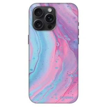 Szilikon tok erre a típusra Apple iPhone 15 Pro Max - Pink liquid