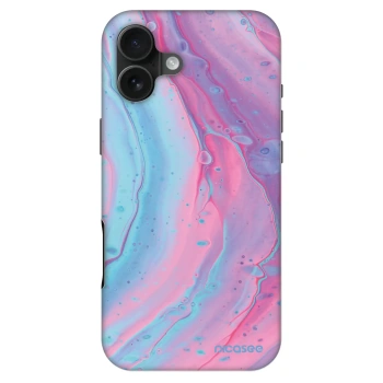Szilikon tok erre a típusra Apple iPhone 16 Plus - Pink liquid