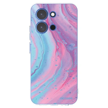 Picasee átlátszó szilikon tok az alábbi mobiltelefonokra Xiaomi Redmi 15C 4G - Pink liquid