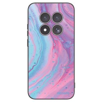 Picasee fekete szilikon tok az alábbi mobiltelefonokra Xiaomi Redmi Note 15 Pro 4G - Pink liquid
