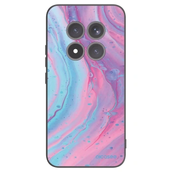 Picasee fekete szilikon tok az alábbi mobiltelefonokra Xiaomi Redmi Note 15 Pro+ - Pink liquid