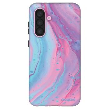 Szilikon tok erre a típusra Samsung Galaxy A56 5G A566B - Pink liquid