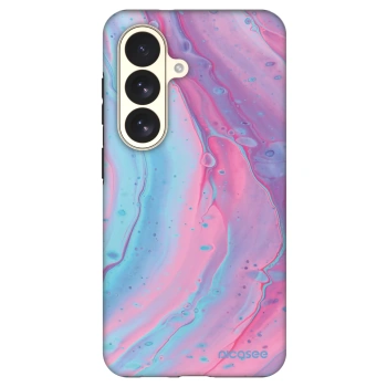 Szilikon tok erre a típusra Samsung Galaxy S26 - Pink liquid