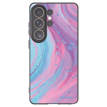 Picasee fekete szilikon tok az alábbi mobiltelefonokra Samsung Galaxy S26 Ultra - Pink liquid