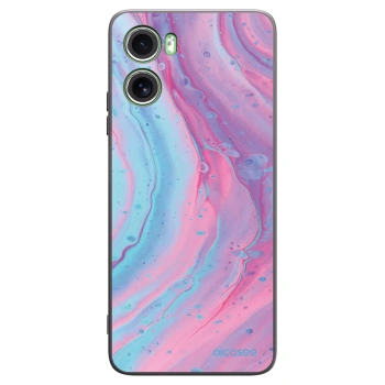 Picasee fekete szilikon tok az alábbi mobiltelefonokra Motorola Moto G06 - Pink liquid