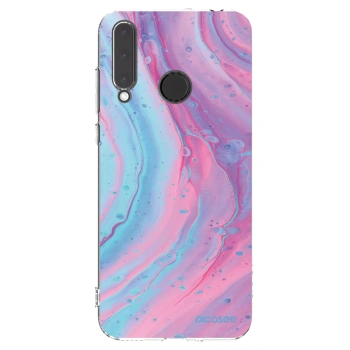 Picasee átlátszó szilikon tok az alábbi mobiltelefonokra Honor 20 Lite - Pink liquid