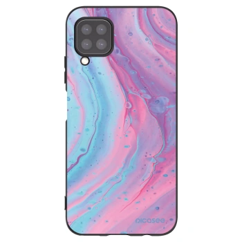 Picasee fekete szilikon tok az alábbi mobiltelefonokra Huawei P40 Lite - Pink liquid