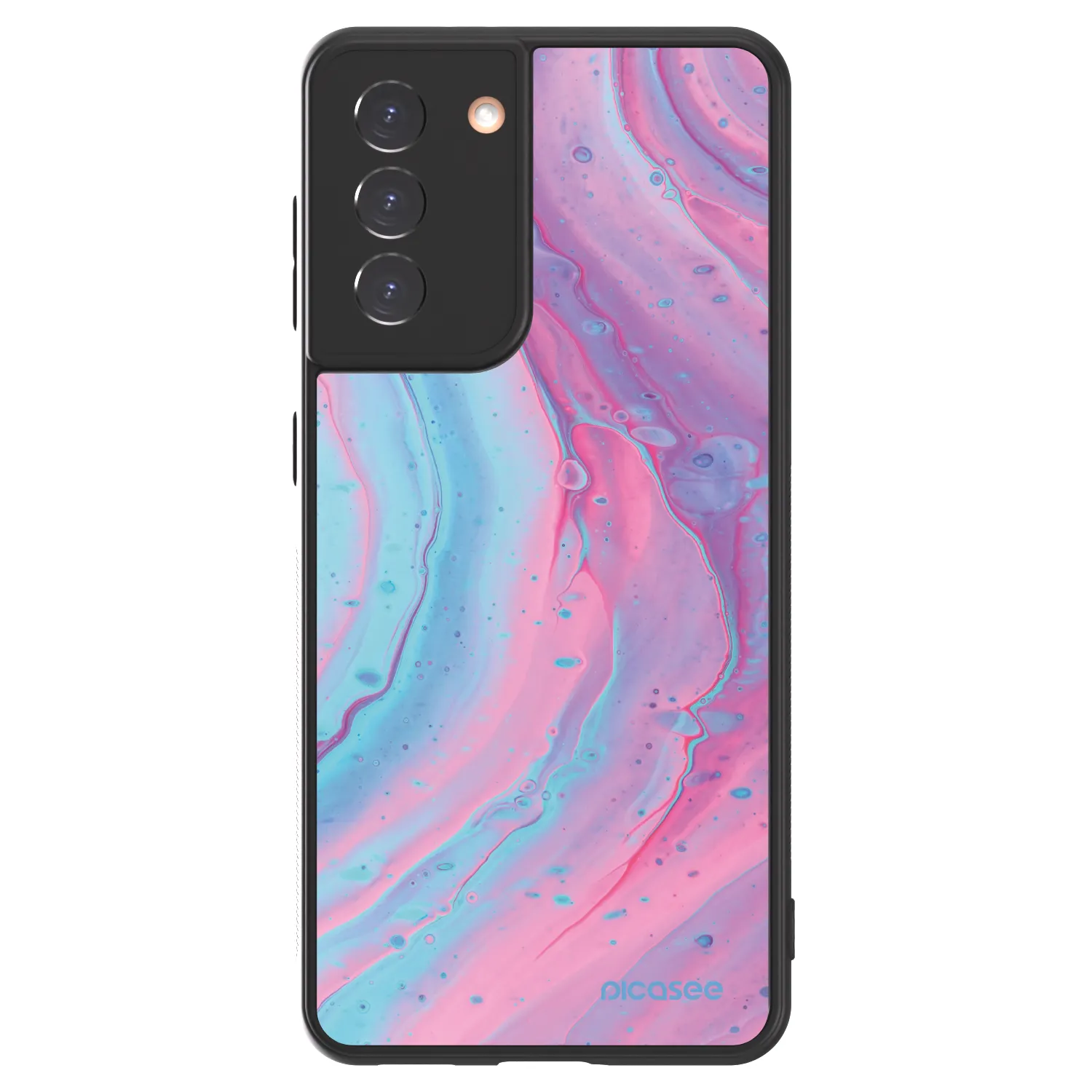 Picasee ULTIMATE CASE Samsung Galaxy S21 5G G991B - készülékre - Pink liquid