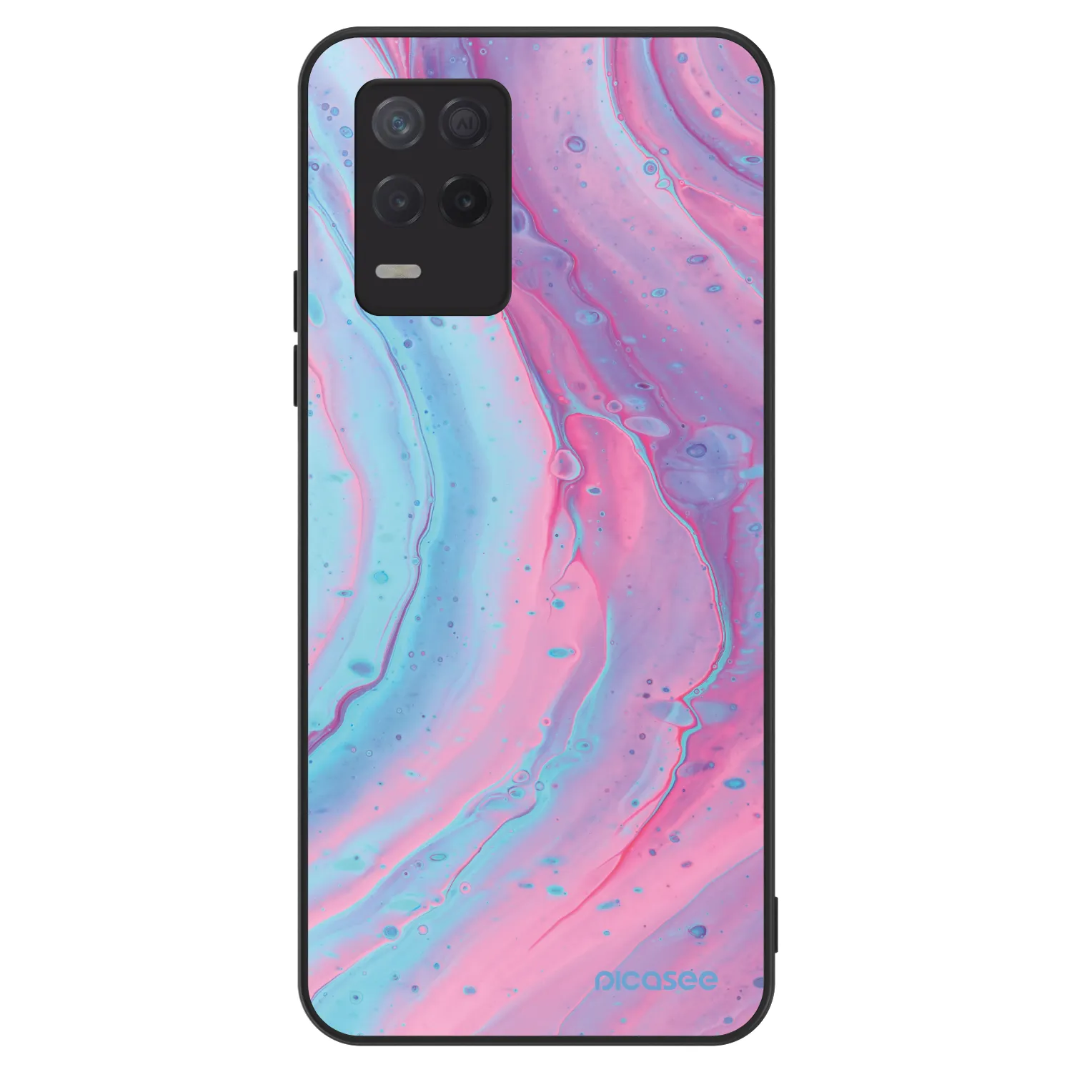 Picasee ULTIMATE CASE Realme 8 5G - készülékre - Pink liquid