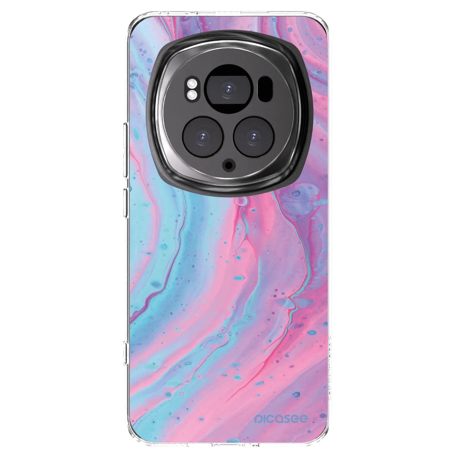 Picasee átlátszó szilikon tok az alábbi mobiltelefonokra Honor Magic6 Pro - Pink liquid