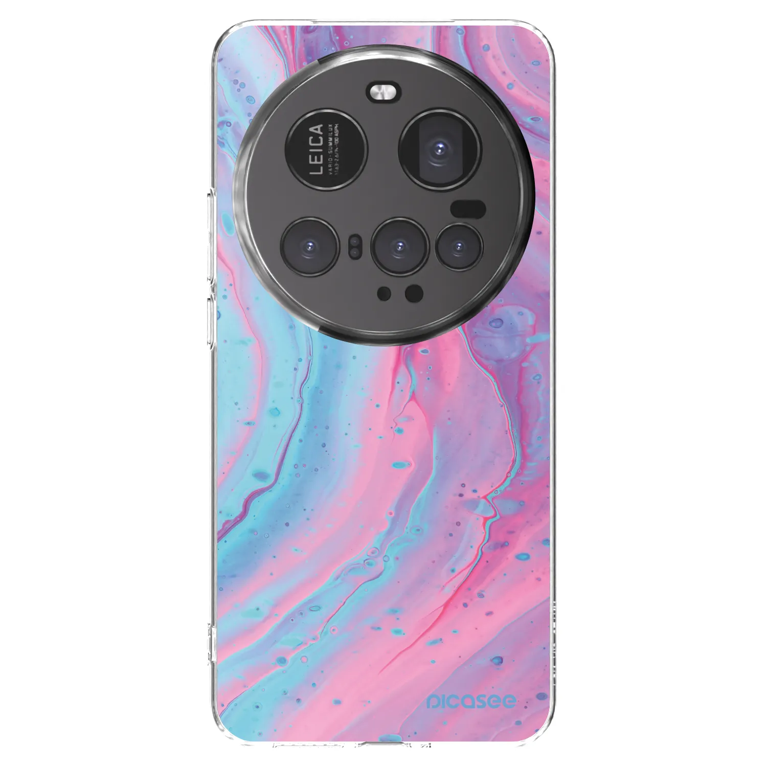 Picasee átlátszó szilikon tok az alábbi mobiltelefonokra Xiaomi 15 Ultra - Pink liquid