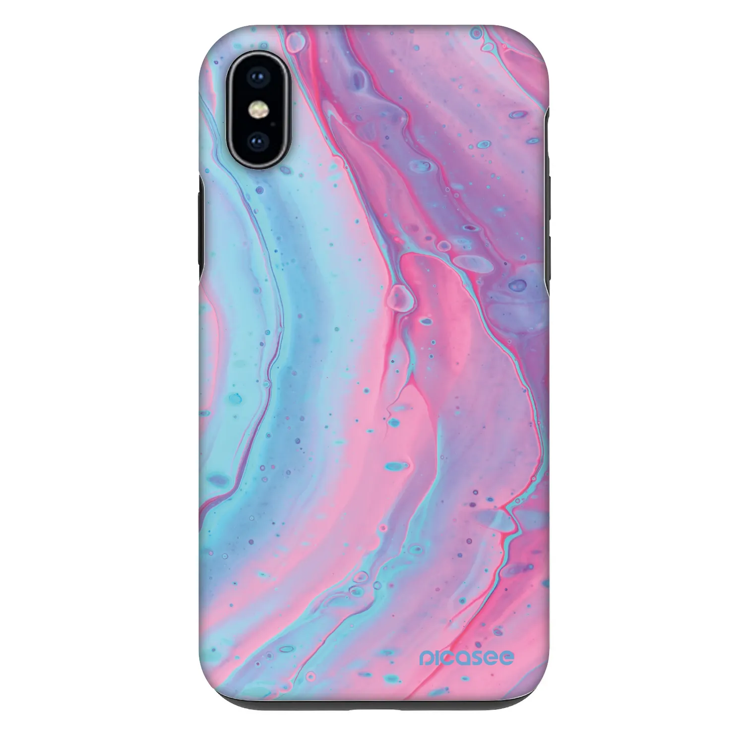 Picasee Fashion Case Apple iPhone XS Max - Pink liquid