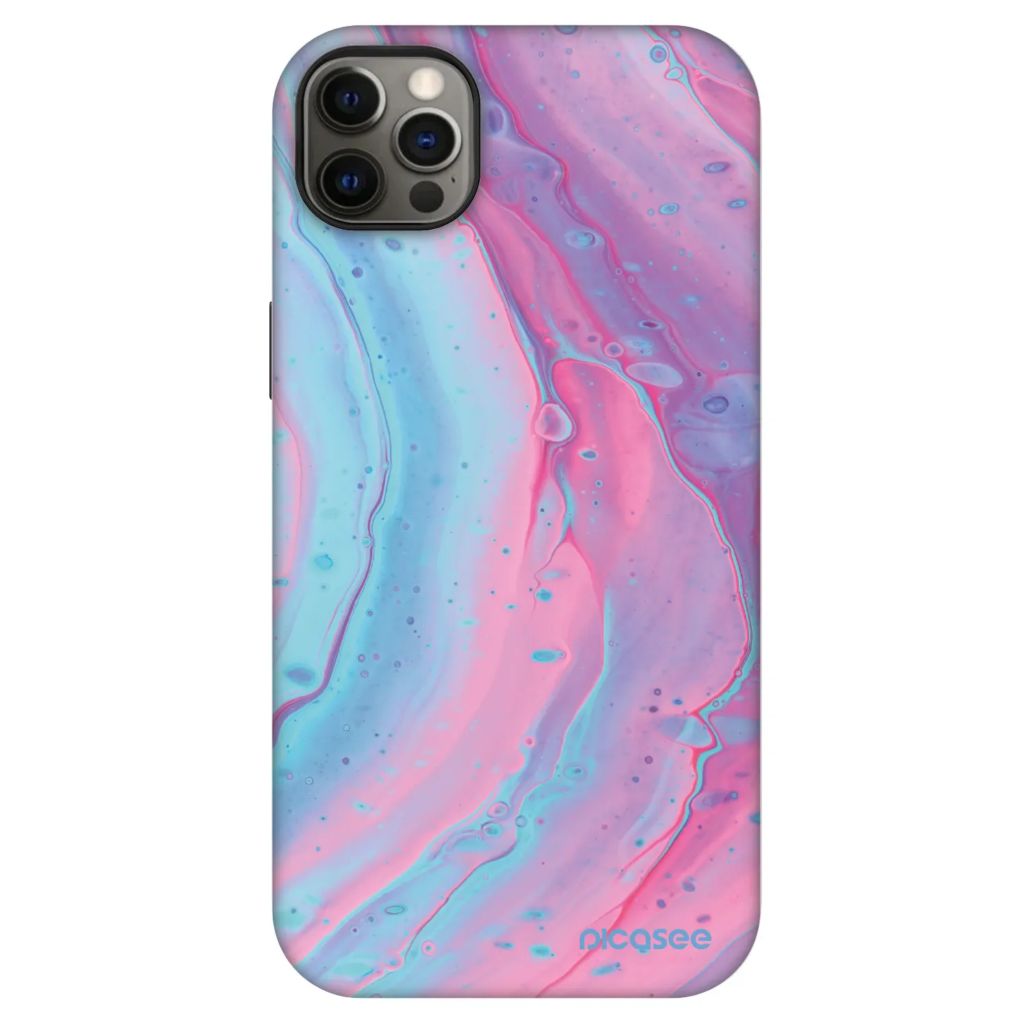 Picasee Fashion Case MagSafe Apple iPhone 12 Pro Max - Pink liquid