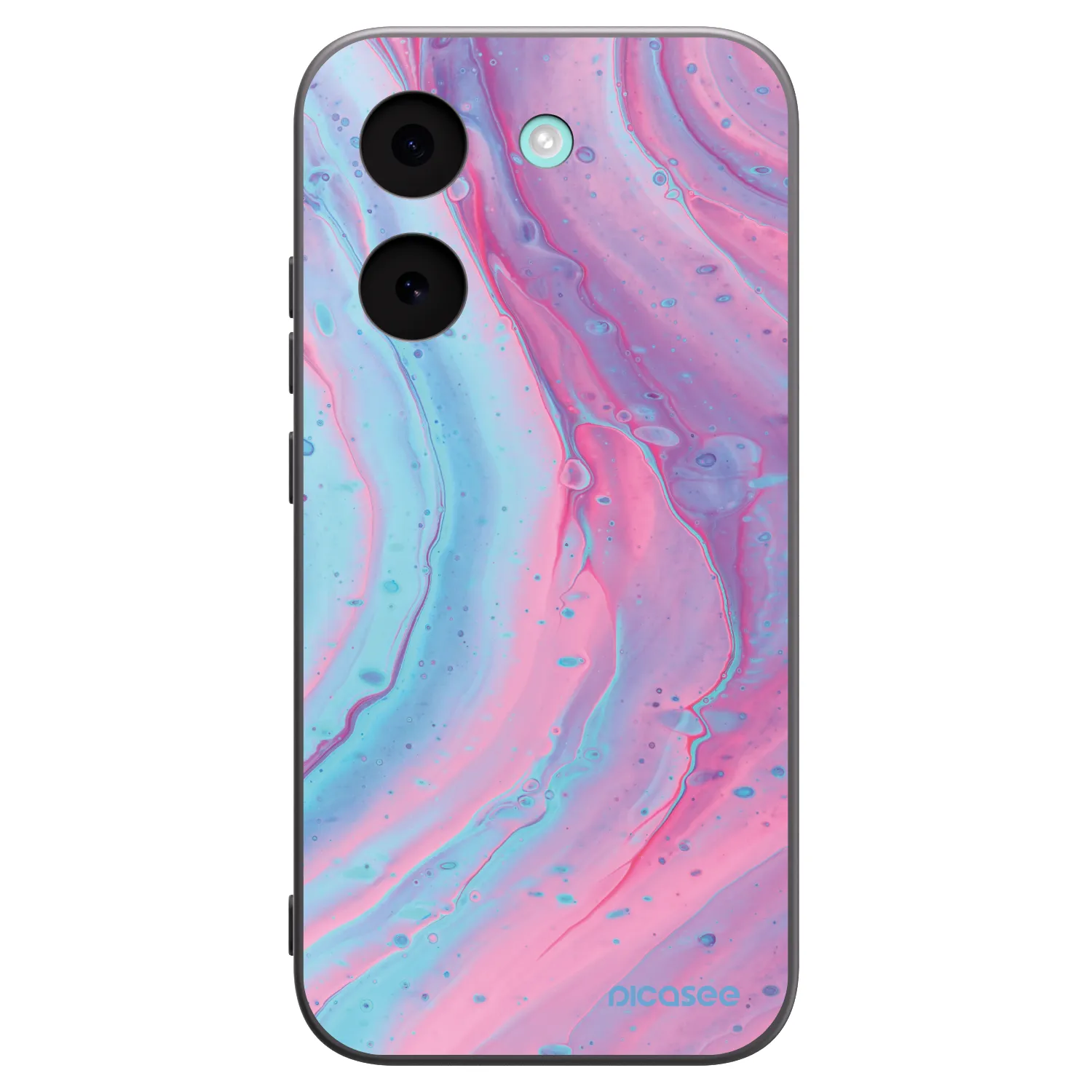 Picasee fekete szilikon tok az alábbi mobiltelefonokra Xiaomi Poco X8 Pro - Pink liquid