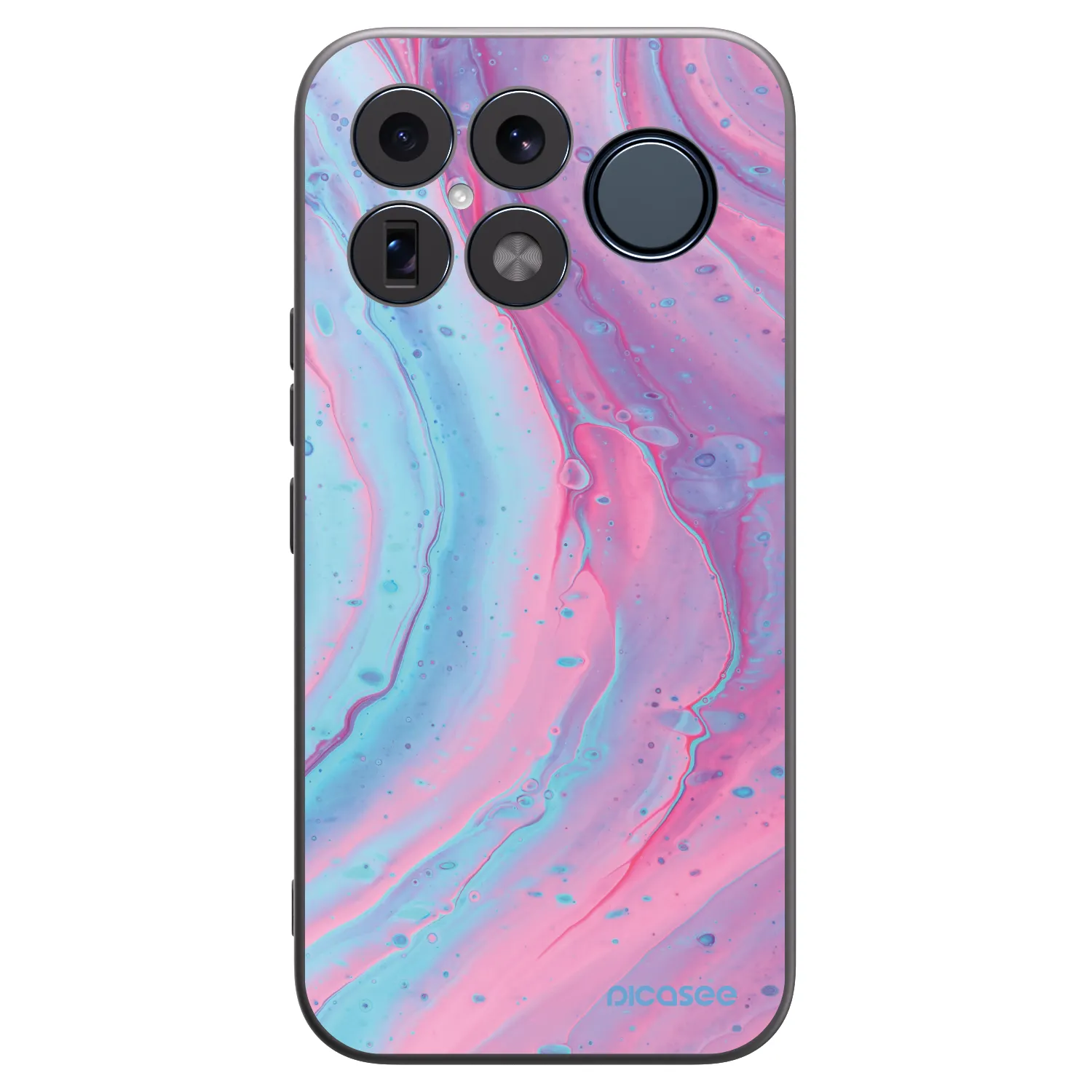 Picasee fekete szilikon tok az alábbi mobiltelefonokra Xiaomi Poco F8 Ultra - Pink liquid