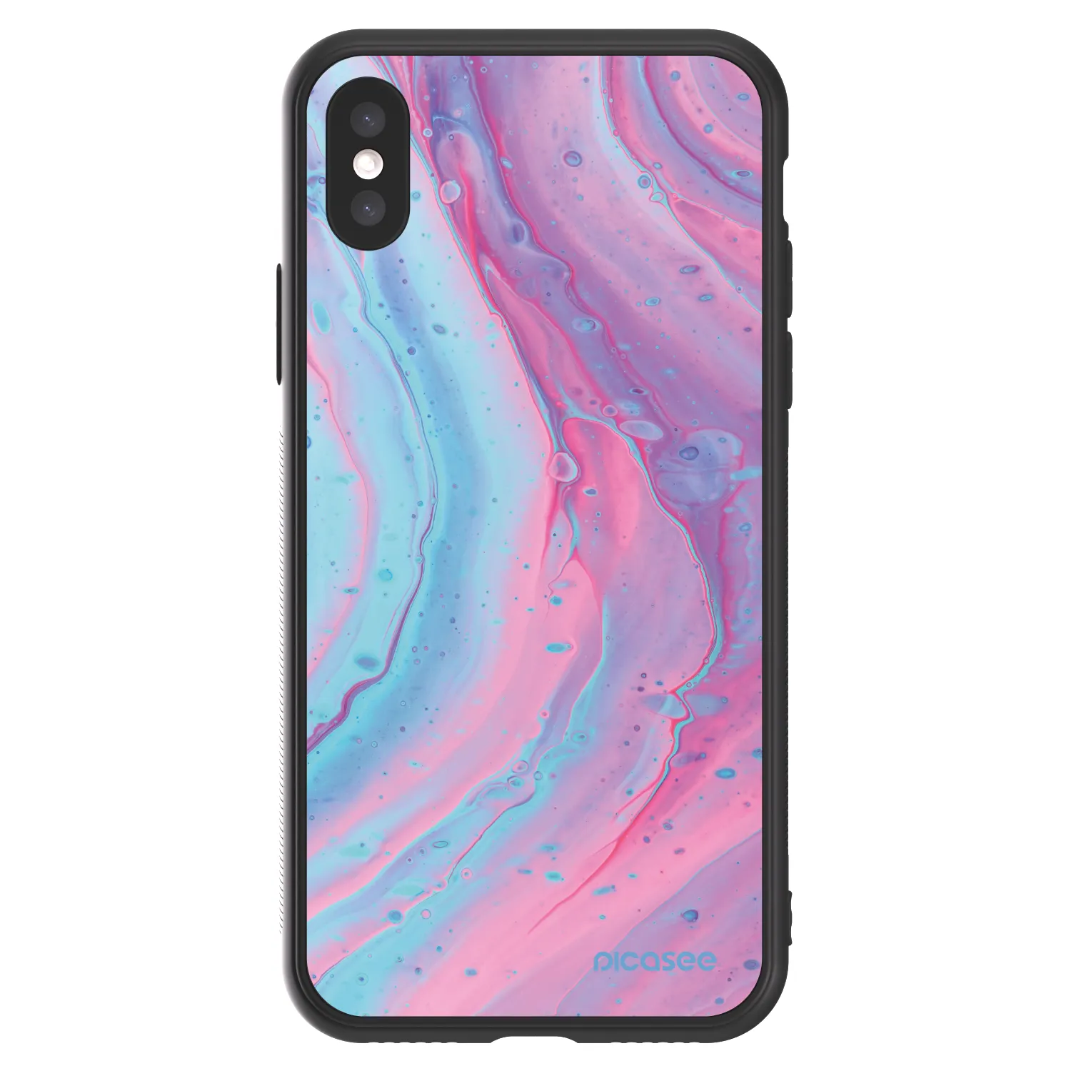 Picasee ULTIMATE CASE Apple iPhone X/XS - készülékre - Pink liquid