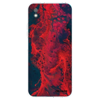 Picasee fekete szilikon tok az alábbi mobiltelefonokra Xiaomi Redmi 9A - Organic red