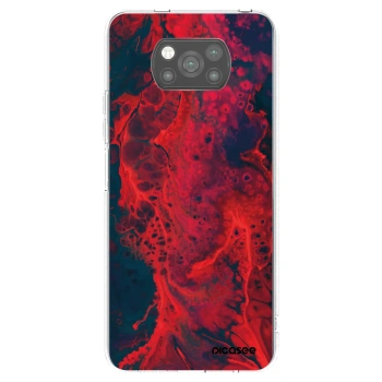 Picasee fekete szilikon tok az alábbi mobiltelefonokra Xiaomi Poco X3 - Organic red