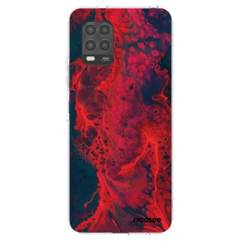 Picasee átlátszó szilikon tok az alábbi mobiltelefonokra Xiaomi Mi 10 Lite - Organic red