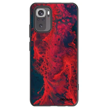 Picasee fekete szilikon tok az alábbi mobiltelefonokra Xiaomi Redmi Note 10 - Organic red