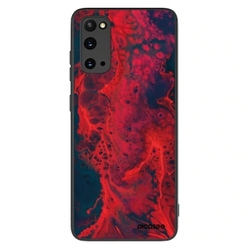 Szilikon tok erre a típusra Samsung Galaxy S20 G980F - Organic red