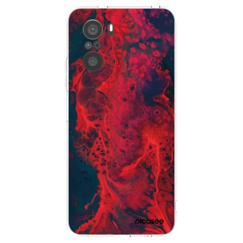 Picasee átlátszó szilikon tok az alábbi mobiltelefonokra Xiaomi Poco F3 - Organic red