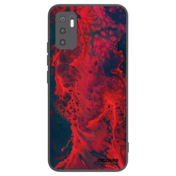 Picasee fekete szilikon tok az alábbi mobiltelefonokra Xiaomi Redmi Note 10 5G - Organic red
