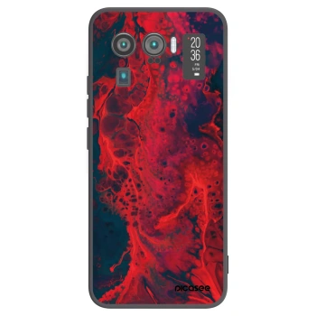 Picasee fekete szilikon tok az alábbi mobiltelefonokra Xiaomi Mi 11 Ultra - Organic red