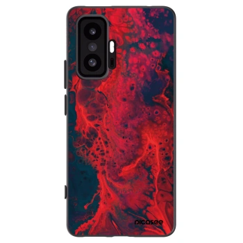 Picasee fekete szilikon tok az alábbi mobiltelefonokra Xiaomi 11T - Organic red