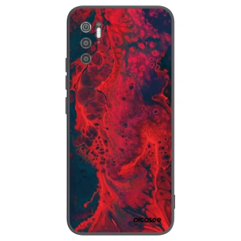 Picasee fekete szilikon tok az alábbi mobiltelefonokra Xiaomi Poco M3 Pro 5G - Organic red