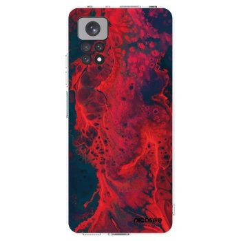 Picasee átlátszó szilikon tok az alábbi mobiltelefonokra Xiaomi Redmi Note 11 - Organic red