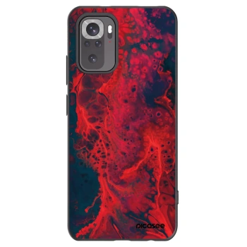 Picasee fekete szilikon tok az alábbi mobiltelefonokra Xiaomi Redmi Note 11S 4G - Organic red