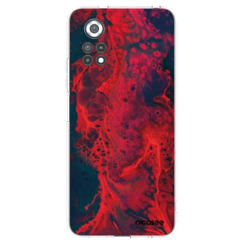Picasee átlátszó szilikon tok az alábbi mobiltelefonokra Xiaomi Poco X4 Pro 5G - Organic red