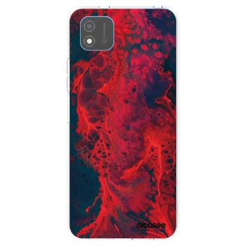 Picasee átlátszó szilikon tok az alábbi mobiltelefonokra Realme C11 (2021) - Organic red