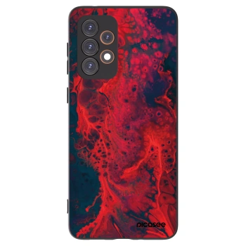 Picasee fekete szilikon tok az alábbi mobiltelefonokra Samsung Galaxy A33 5G A336 - Organic red