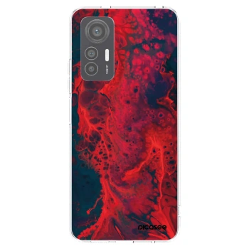 Picasee átlátszó szilikon tok az alábbi mobiltelefonokra Xiaomi 12 Lite - Organic red