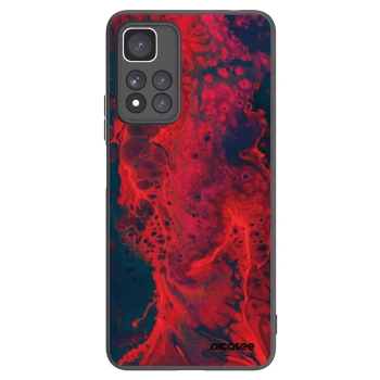 Picasee fekete szilikon tok az alábbi mobiltelefonokra Xiaomi Redmi Note 11 Pro+ 5G - Organic red