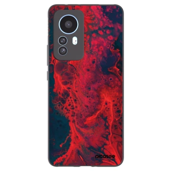 Picasee fekete szilikon tok az alábbi mobiltelefonokra Xiaomi 12T Pro - Organic red