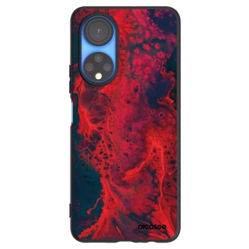 Picasee fekete szilikon tok az alábbi mobiltelefonokra Honor X7 - Organic red
