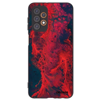 Picasee fekete szilikon tok az alábbi mobiltelefonokra Samsung Galaxy A23 A236B 5G - Organic red