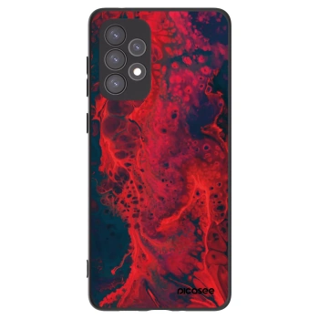Picasee fekete szilikon tok az alábbi mobiltelefonokra Samsung Galaxy A73 5G - Organic red