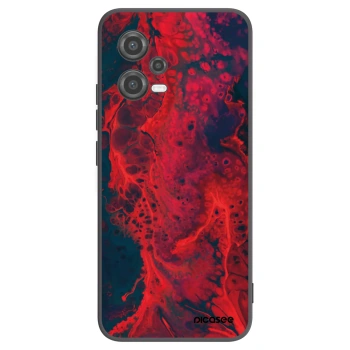 Picasee fekete szilikon tok az alábbi mobiltelefonokra Xiaomi Poco X5 - Organic red