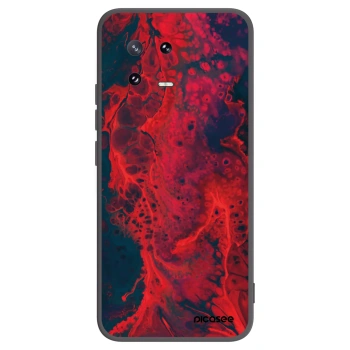 Picasee fekete szilikon tok az alábbi mobiltelefonokra Xiaomi 13 Pro - Organic red