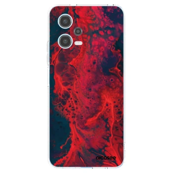 Picasee átlátszó szilikon tok az alábbi mobiltelefonokra Xiaomi Redmi Note 12 5G - Organic red