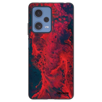 Picasee fekete szilikon tok az alábbi mobiltelefonokra Xiaomi Redmi Note 12 Pro 5G - Organic red