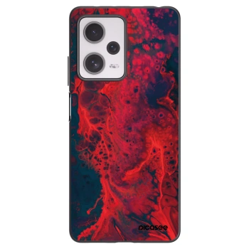 Picasee fekete szilikon tok az alábbi mobiltelefonokra Xiaomi Redmi Note 12 Pro+ 5G - Organic red