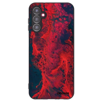 Picasee fekete szilikon tok az alábbi mobiltelefonokra Samsung Galaxy A14 5G A146P - Organic red